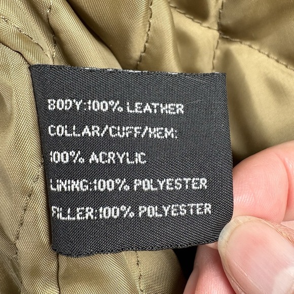 Vintage John Ashford Suede Leather Bomber Jacket Men XL Distressed Y2K Gorpcore - Picture 5 of 16